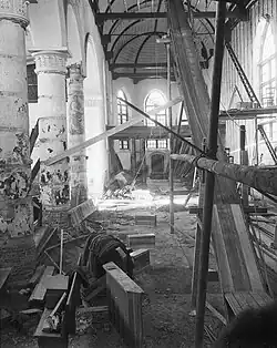 Interieur tijdens sloop