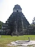 Piramide in Tikal, Guatemala