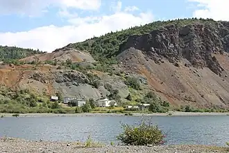 Zicht op het dorp Tilt Cove (2014)