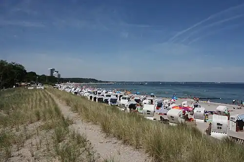 strand in Timmendorfer Strand