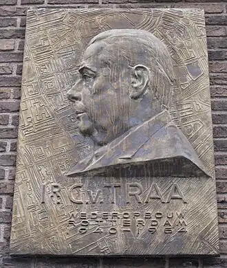 Plaquette ter ere van ir. Cornelis van Traa