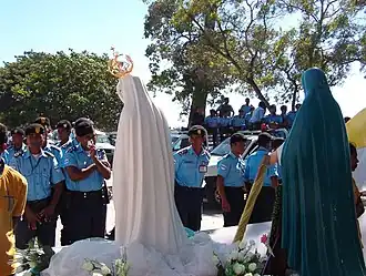 Oost-Timorese politieagenten (foto: april 2005)