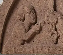 Dirk op het Timpaan van Egmond, ca. 1130, Rijksmuseum Amsterdam