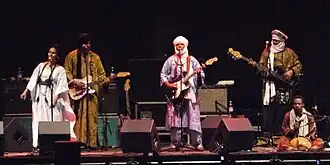 Tinariwen tijdens Bandentreffen in Neurenberg in 2010