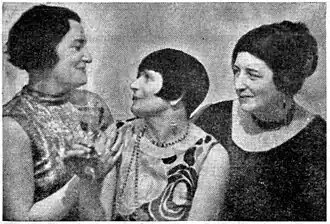 Tine Baanders, Else Berg en mevr. Sluyters, 1931