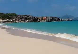 Kust van Tintamarre, mei 2009