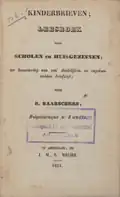 Kinderbrieven - eerste publicatie van Baarschers (1851)
