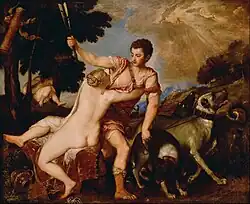 Titiaan, Venus en Adonis, 1555-1560