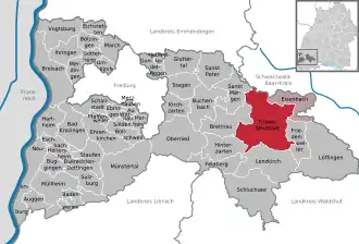 Kaart van Titisee-Neustadt