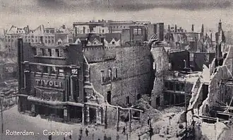 Tivoli aan de Coolsingel in mei 1940