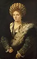 Titiaan: Portret van Isabella d'Este