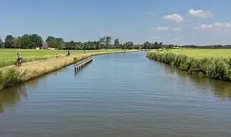 Workumertrekvaart bij Tjerkwerd