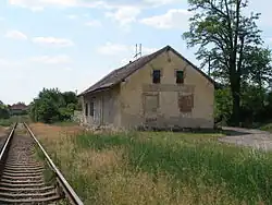 Spoorweghalte Tmáň (2012)