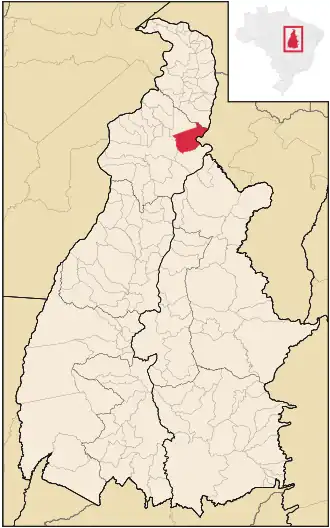 Kaart van Babaçulândia