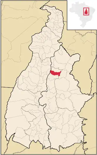 Kaart van Bom Jesus do Tocantins