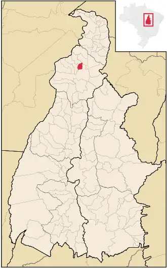 Kaart van Carmolândia