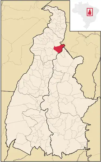 Kaart van Filadélfia