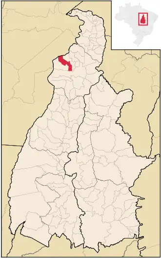 Kaart van Muricilândia