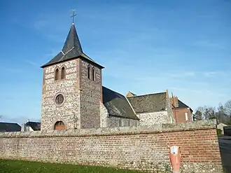 De kerk van Tocqueville-sur-Eu