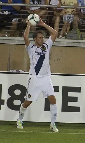 Dunnivant in actie voor Los Angeles Galaxy