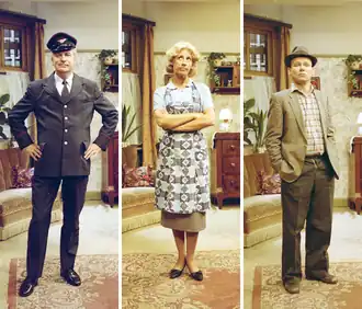 De drie hoofdrolspelers van Toen was geluk heel gewoon in 1994