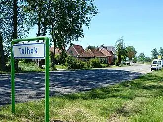 Tolhek gezien vanuit het zuiden