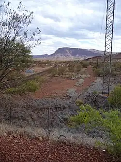 spoorweg naar Dampier