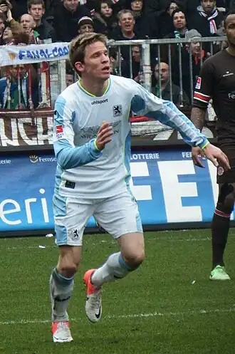 Tomasov in 2013 als speler van 1860 München