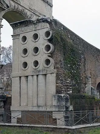 De Tombe van Eurysaces bij de Porta Maggiore