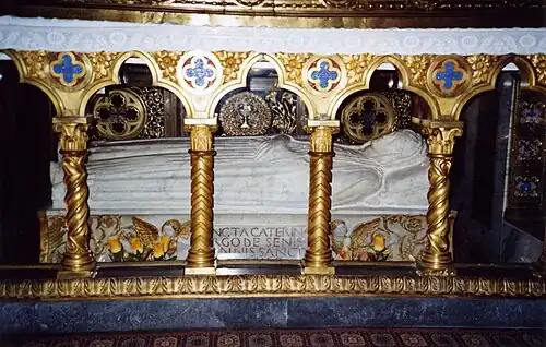 grafmonument van Catharina van Siena