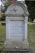 Graf van Lydia Welti-Escher op de Cimetière des Rois in Genève.