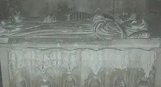 De graftombe van Maria van Aumale en haar echtgenoot, graaf Anton van Vaudémont, in de Cordelierskerk van Nancy.