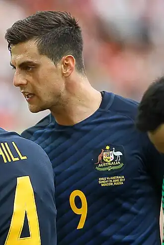 Jurić in 2017 als speler van Australië