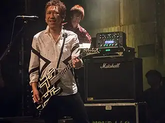 Tomoyasu Hotei op het Paaspop 2017 festival.