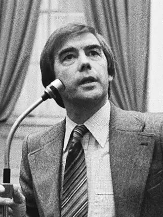 Ton Frinking in 1979 als woordvoerder van het CDA in de Tweede Kamer