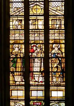 Detail: vier kerkvaders