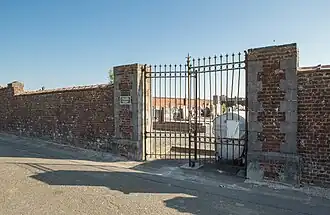 Toegang tot de begraafplaats