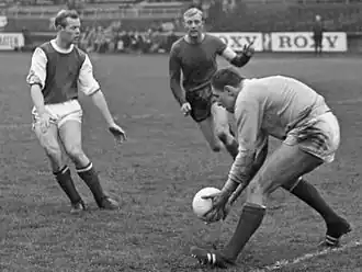 Tonny van Leeuwen en Martin Koeman met GVAV tegen DWS (1967)