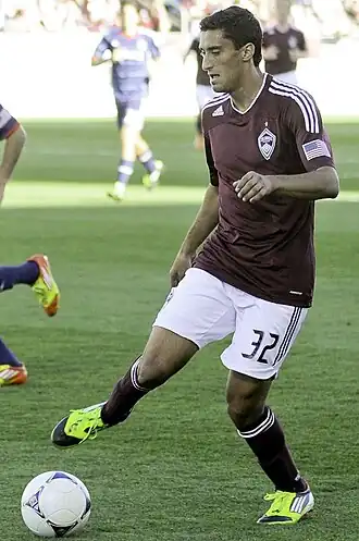 Cascio in actie voor Colorado Rapids