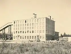 De turfbrikettenfabriek rond 1940