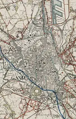 File:Topographical map of Ghent, 1903-1922, detail centre.jpg