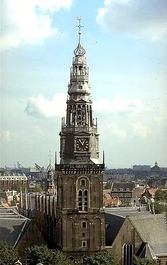 De Oudekerkstoren. Foto:&nbsp;bma.amsterdam.nl.