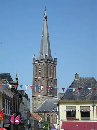 Kerktoren Steenwijk, in gebruik als watertoren