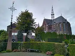 Torenspits voormalige Hasseltse kerk, foto 2023