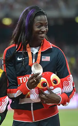 Tori Bowie in 2015