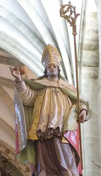 Beeld van Turribius in de kathedraal van Astorga.