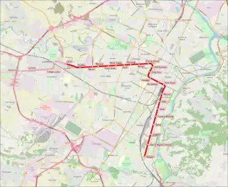 Metrokaart van Turijn