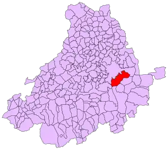 Kaart van Tornadizos de Ávila