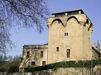 Toren van het fort van Torremontalbo