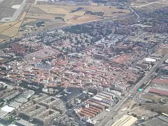 Torrejón de Ardoz van boven gezien